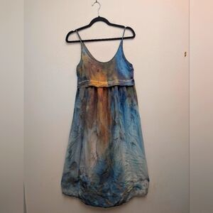 Wilfred 100% Silk Dress Custom Ice dye Dresd